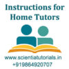 Instructions for Home Tutors in Guwahati