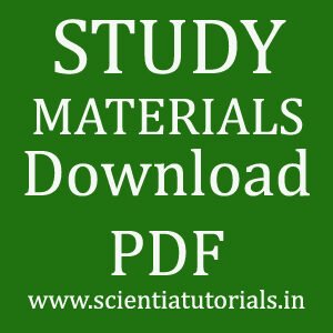 Study Materials Download PDF