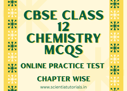 CBSE Class 12 Chemistry MCQs – Online Practice Test – Chapter Wise CBSE Class 12 Chemistry MCQs – Online Practice Test – Chapter Wise