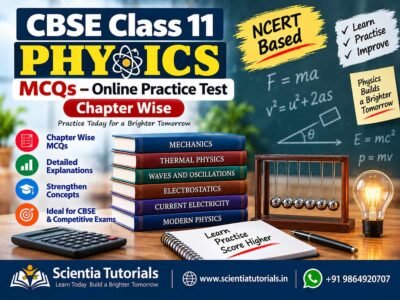 CBSE Class 11 Physics MCQs – Online Practice Test – Chapter Wise