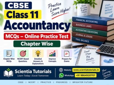 CBSE Class 11 Accountancy MCQs – Online Practice Test – Chapter Wise