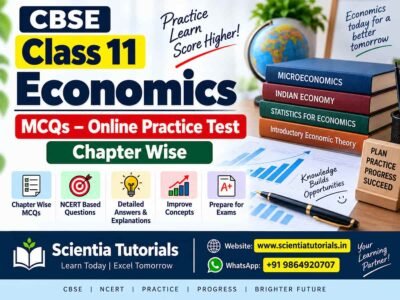 CBSE Class 11 Economics MCQs – Online Practice Test – Chapter Wise