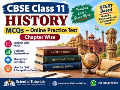 CBSE Class 11 History MCQs – Online Practice Test – Chapter Wise