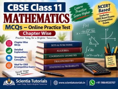 CBSE Class 11 Mathematics MCQs – Online Practice Test – Chapter Wise