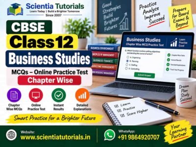 CBSE Class 12 Business Studies MCQs – Online Practice Test – Chapter Wise