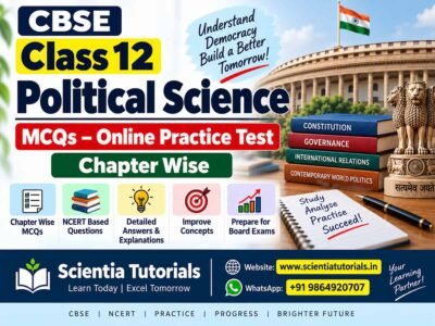 CBSE Class 12 Political Science MCQs – Online Practice Test – Chapter Wise