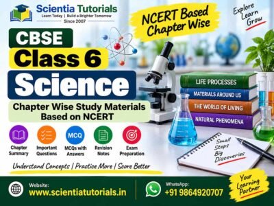 CBSE Class 6 Science – Chapter Wise Study Materials Based on NCERT