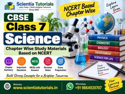 CBSE Class 7 Science – Chapter Wise Study Materials Based on NCERT