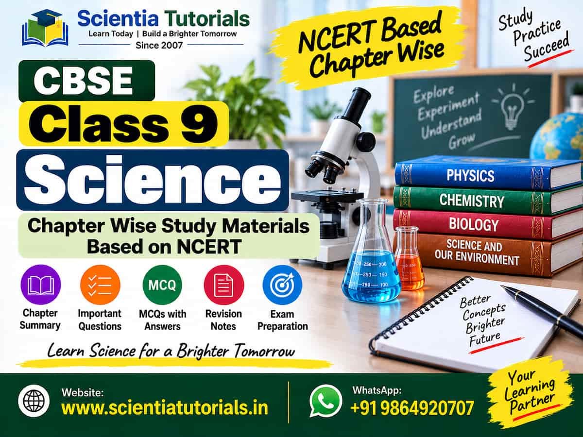 CBSE Class 9 Science Chapter Wise Study Materials Based on NCERT CBSE Class 9 Science Chapter Wise Study Materials Based on NCERT
