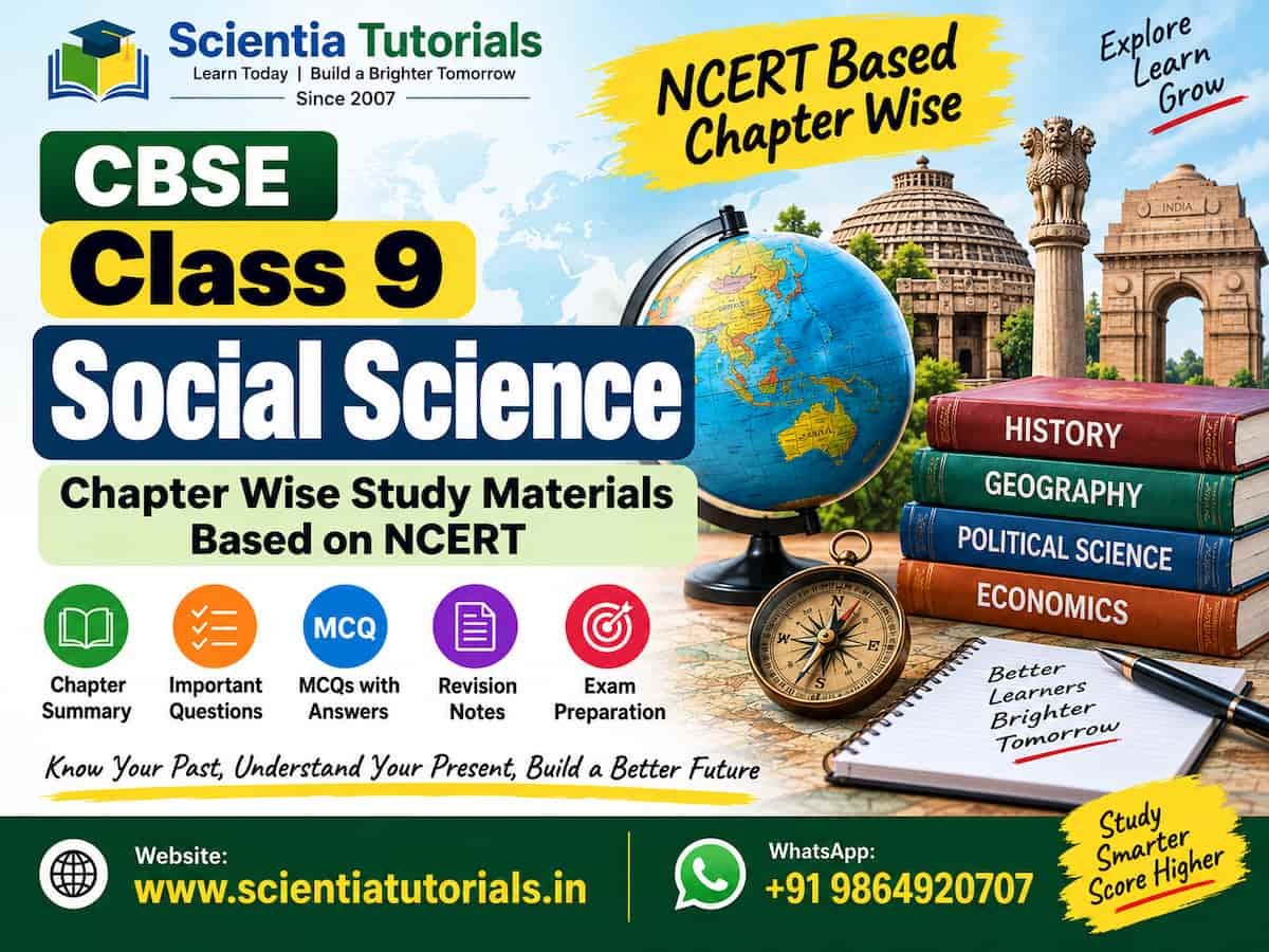 CBSE Class 9 Social Science Chapter Wise Study Materials Based on NCERT CBSE Class 9 Social Science Chapter Wise Study Materials Based on NCERT
