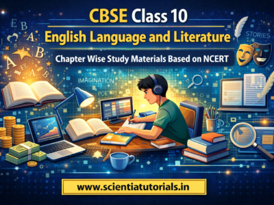CBSE Class 10 English Language and Literature – Chapter Wise Study Materials Based on NCERT