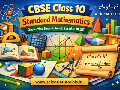 CBSE Class 10 Standard Mathematics – Chapter Wise Study Materials Based on NCERT