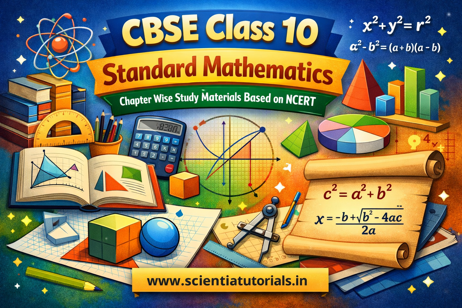 CBSE Class 10 Standard Mathematics – Chapter Wise Study Materials Based on NCERT