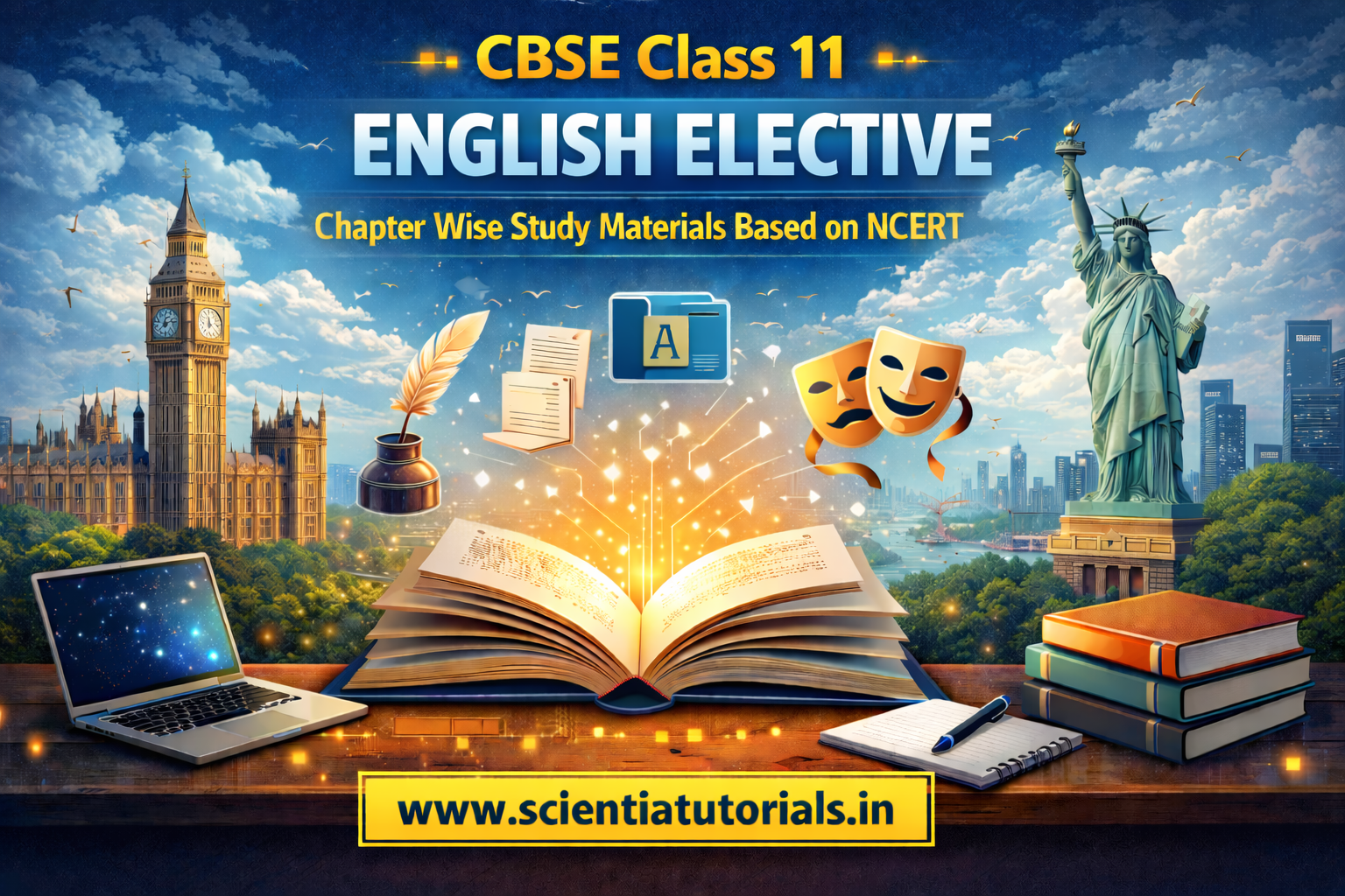 CBSE Class 11 English Elective – Chapter Wise Study Materials Based on NCERT