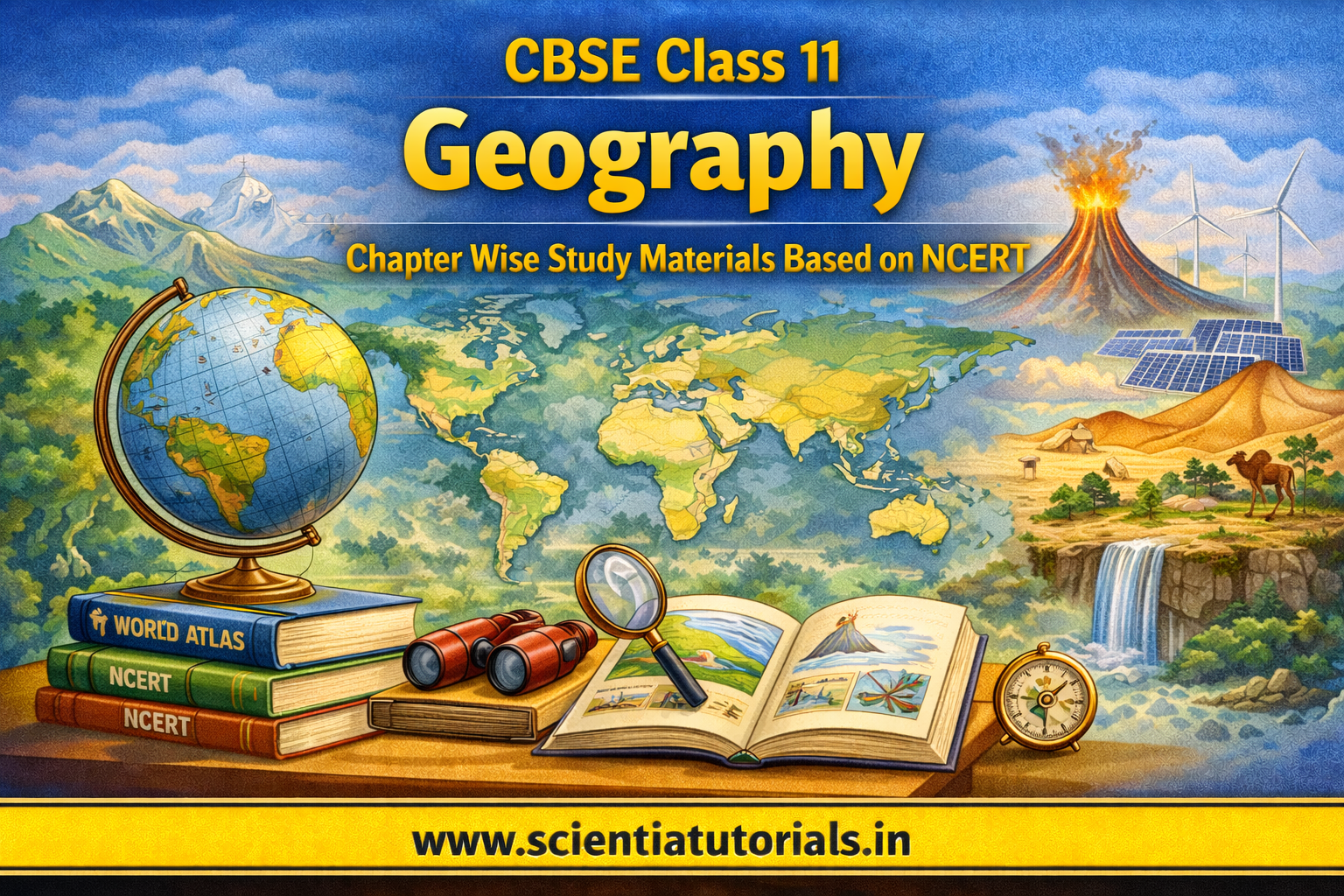CBSE Class 11 Geography – Chapter Wise Study Materials Based on NCERT