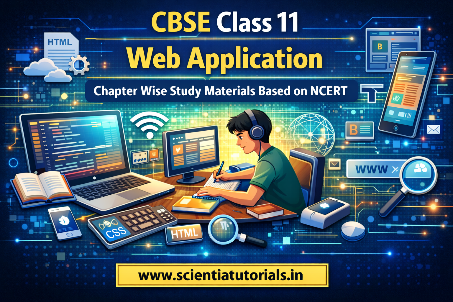 CBSE Class 11 Web Application – Chapter Wise Study Materials Based on NCERT