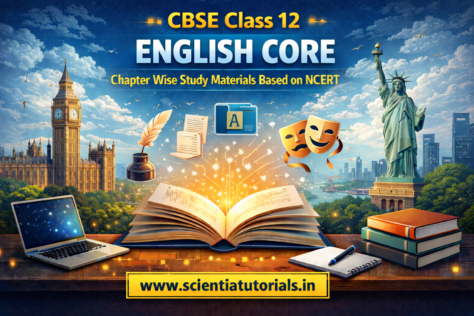 CBSE Class 12 English Core – Chapter Wise Study Materials Based on NCERT