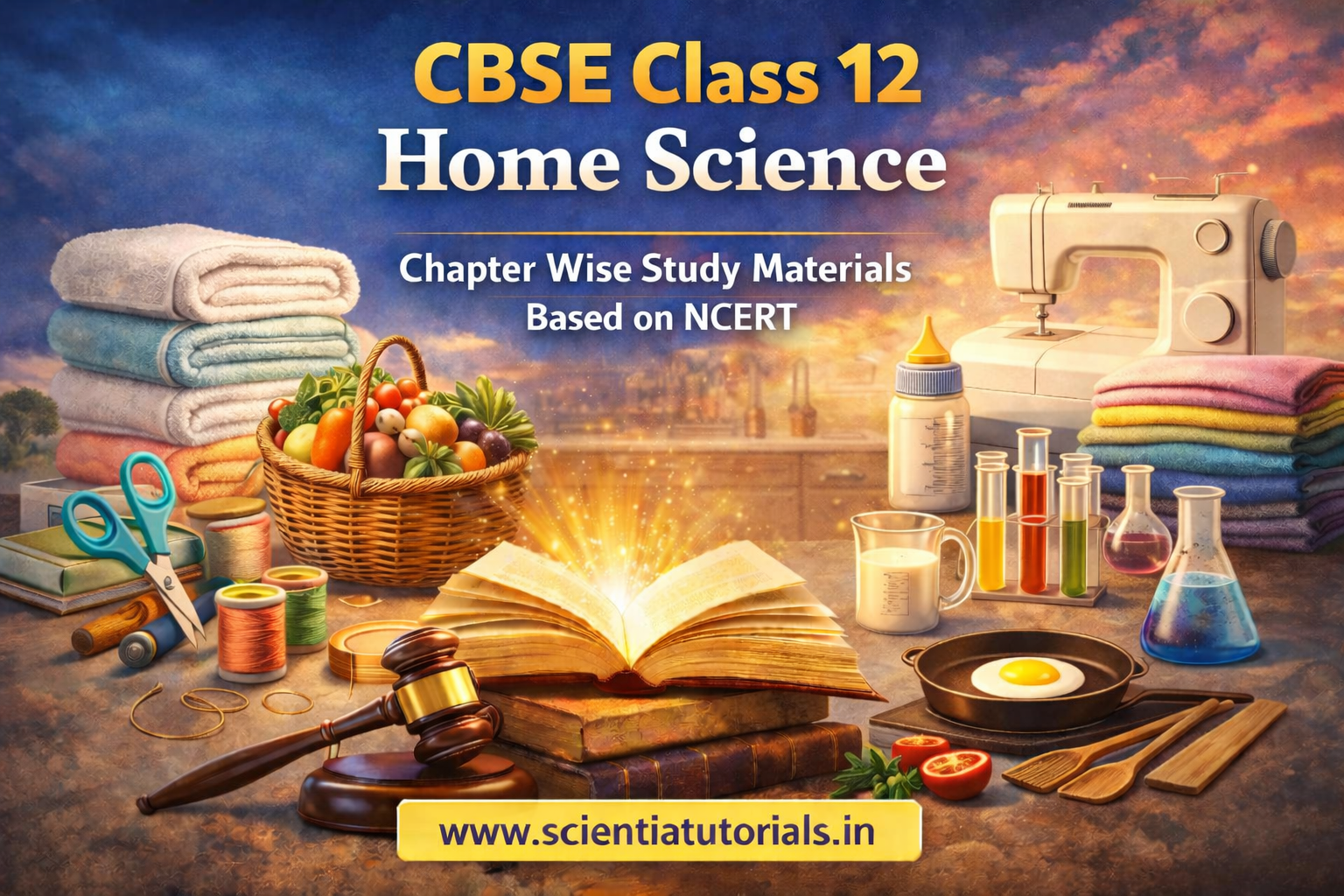 CBSE Class 12 Home Science – Chapter Wise Study Materials Based on NCERT