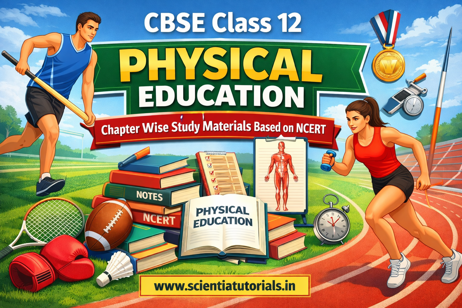 CBSE Class 12 Physical Education – Chapter Wise Study Materials Based on NCERT