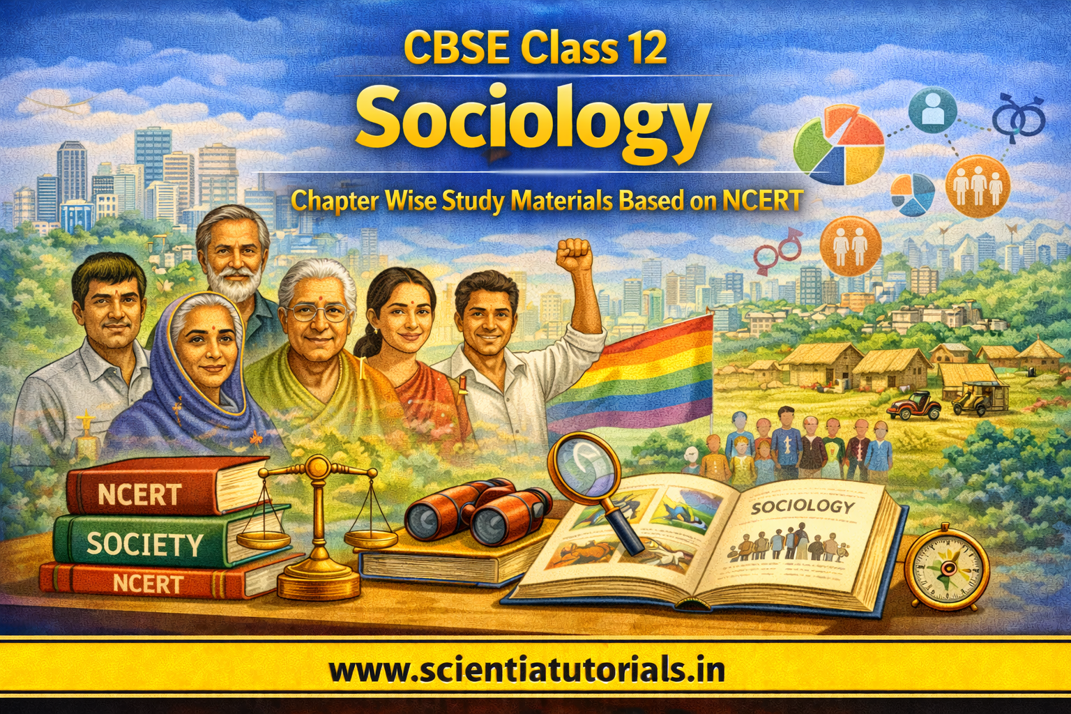 CBSE Class 12 Sociology – Chapter Wise Study Materials Based on NCERT