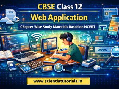 CBSE Class 12 Web Application – Chapter Wise Study Materials Based on NCERT