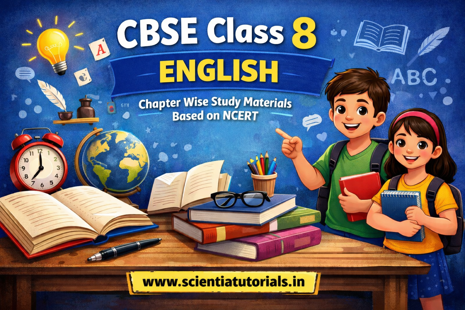 CBSE Class 8 English – Chapter Wise Study Materials Based on NCERT
