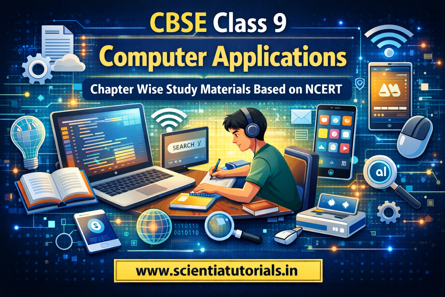 CBSE Class 9 Computer Applications – Chapter Wise Study Materials Based on NCERT