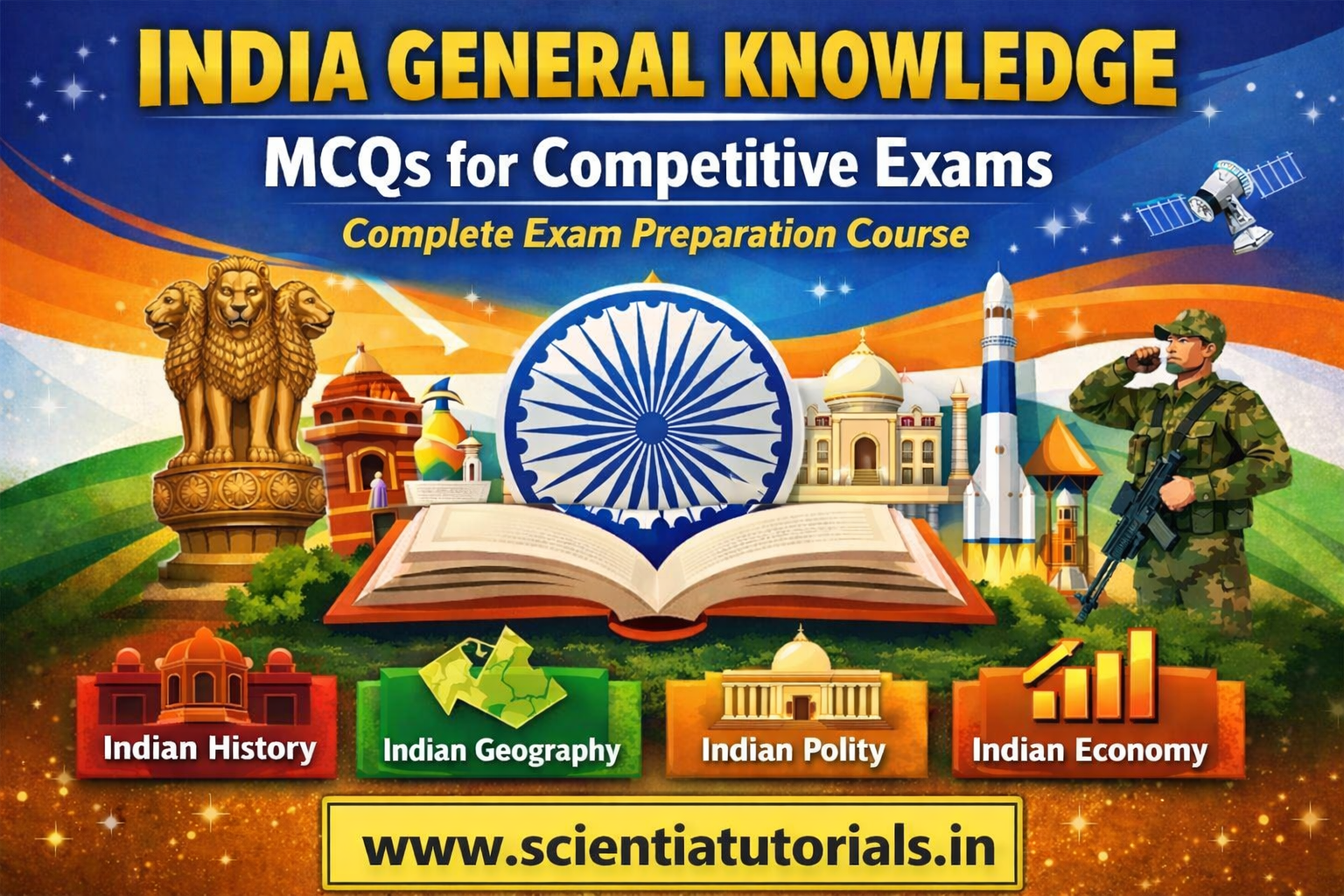 India General Knowledge MCQs for Competitive Exams – Complete Exam Preparation Course