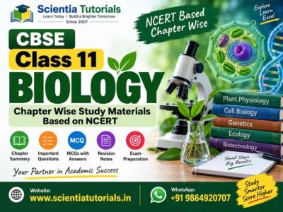 CBSE Class 11 Biology – Chapter Wise Study Materials Based on NCERT