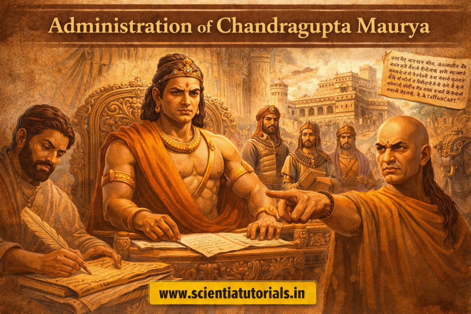 Administration of Chandragupta Maurya Mauryan Empire History of India
