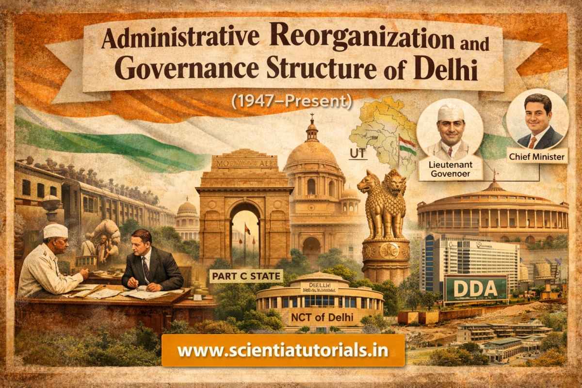 Administrative Reorganization and Governance Structure of Delhi