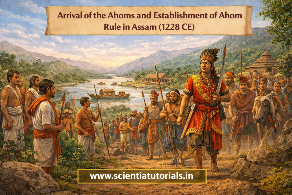 Arrival of the Ahoms and Establishment of Ahom Rule in Assam Arrival of the Ahoms and Establishment of Ahom Rule in Assam