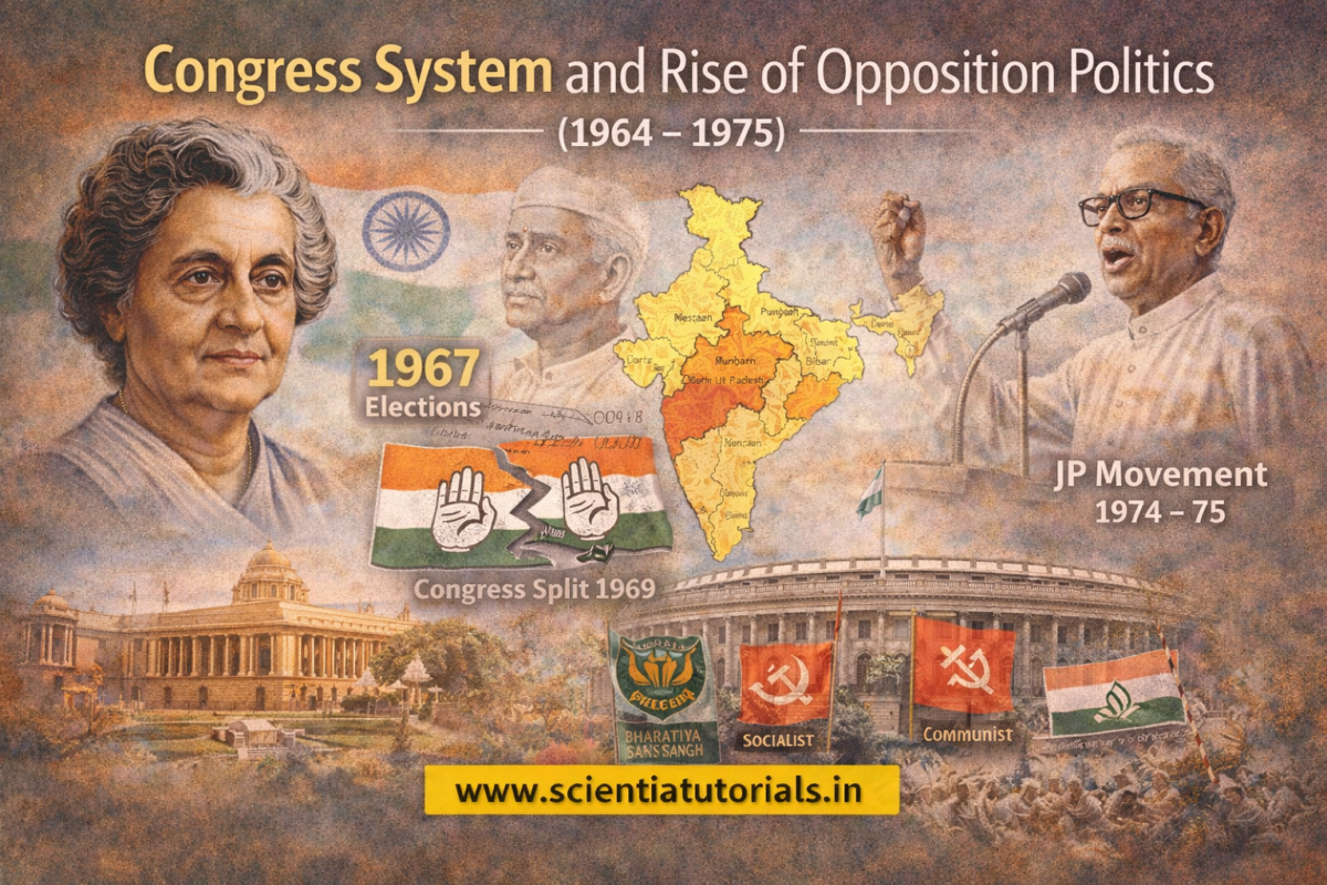 Congress system and rise of opposition politics in India