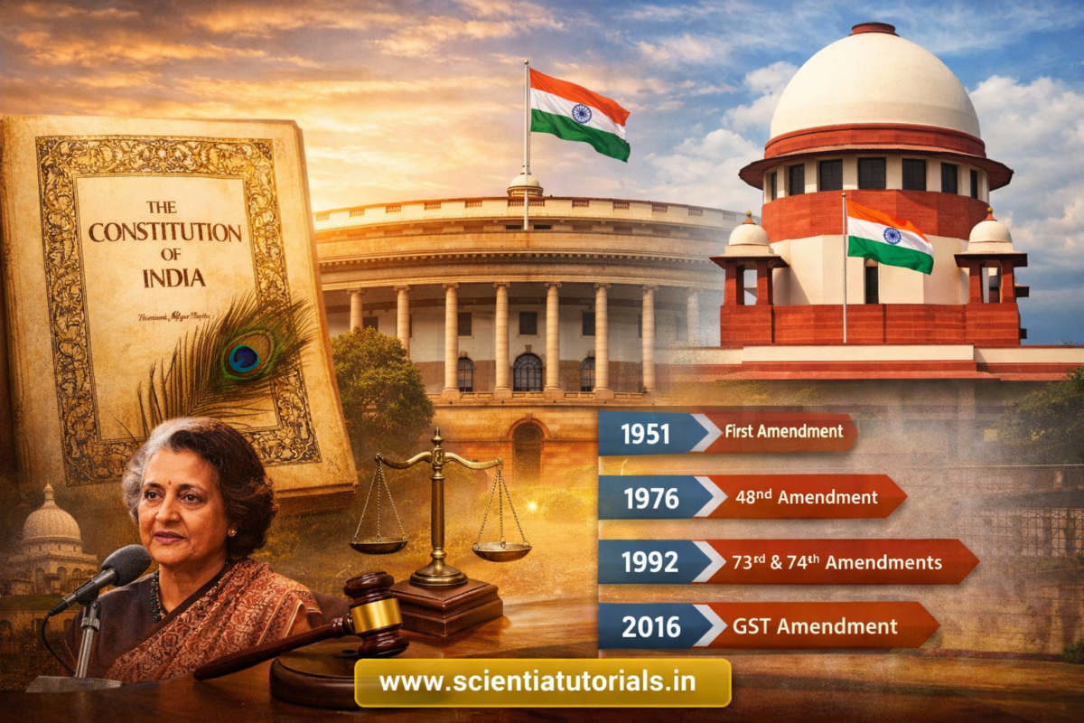 Constitutional Amendments and Institutional Growth in India