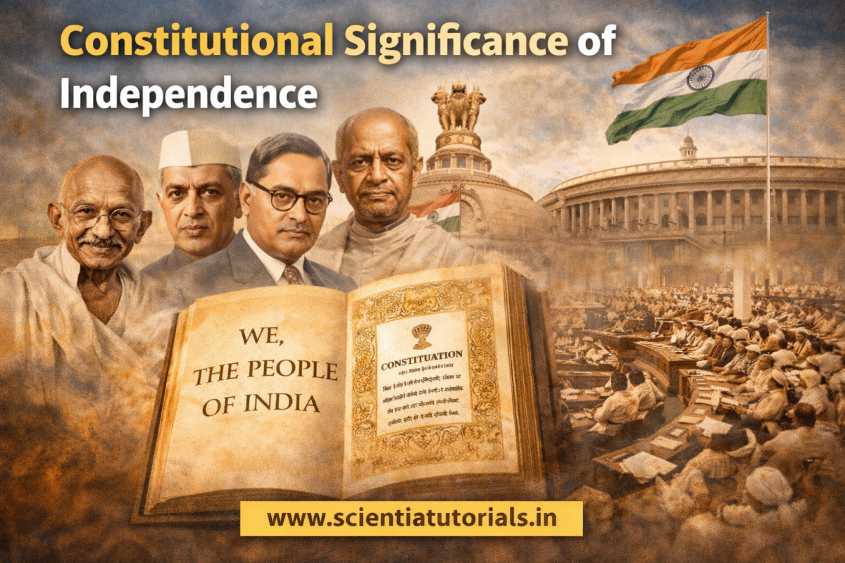 Constitutional Significance of Independence Constitutional Significance of Independence