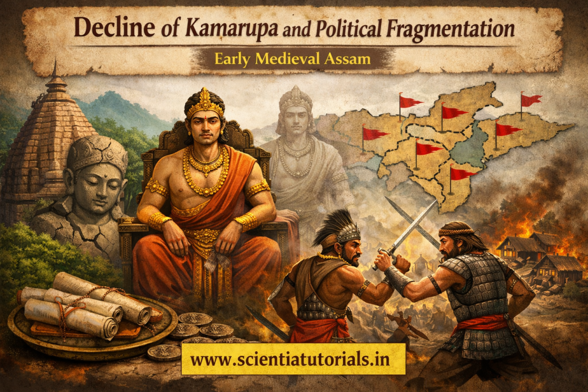 Decline of Kamarupa and Political Fragmentation - Early Medieval Assam History