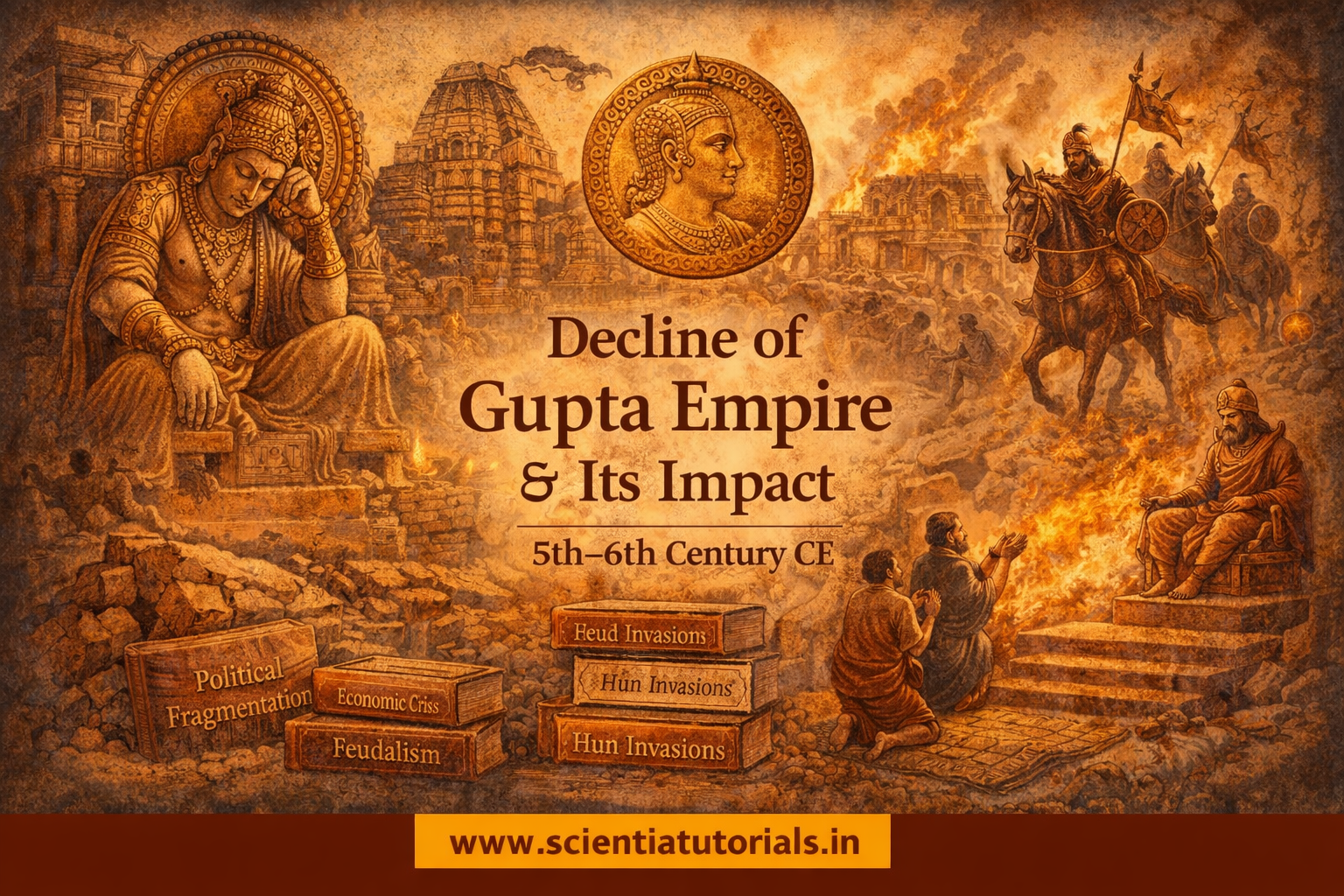 Decline of the Gupta Empire & Its Impact