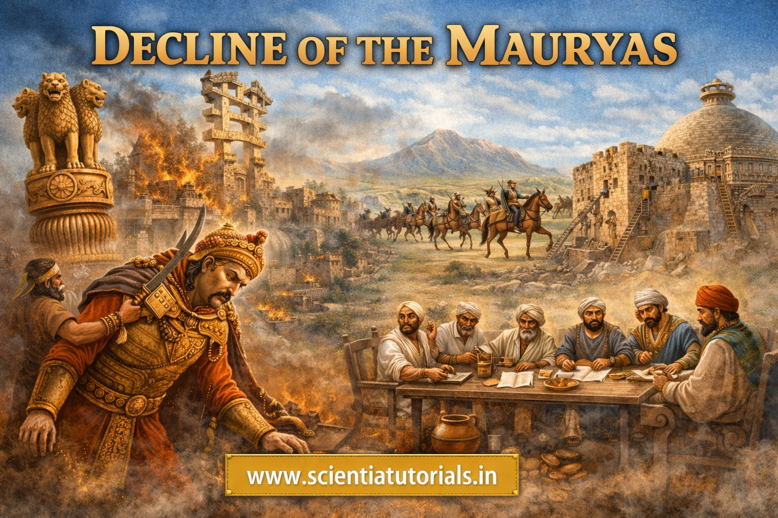 Decline of the Mauryas History of India