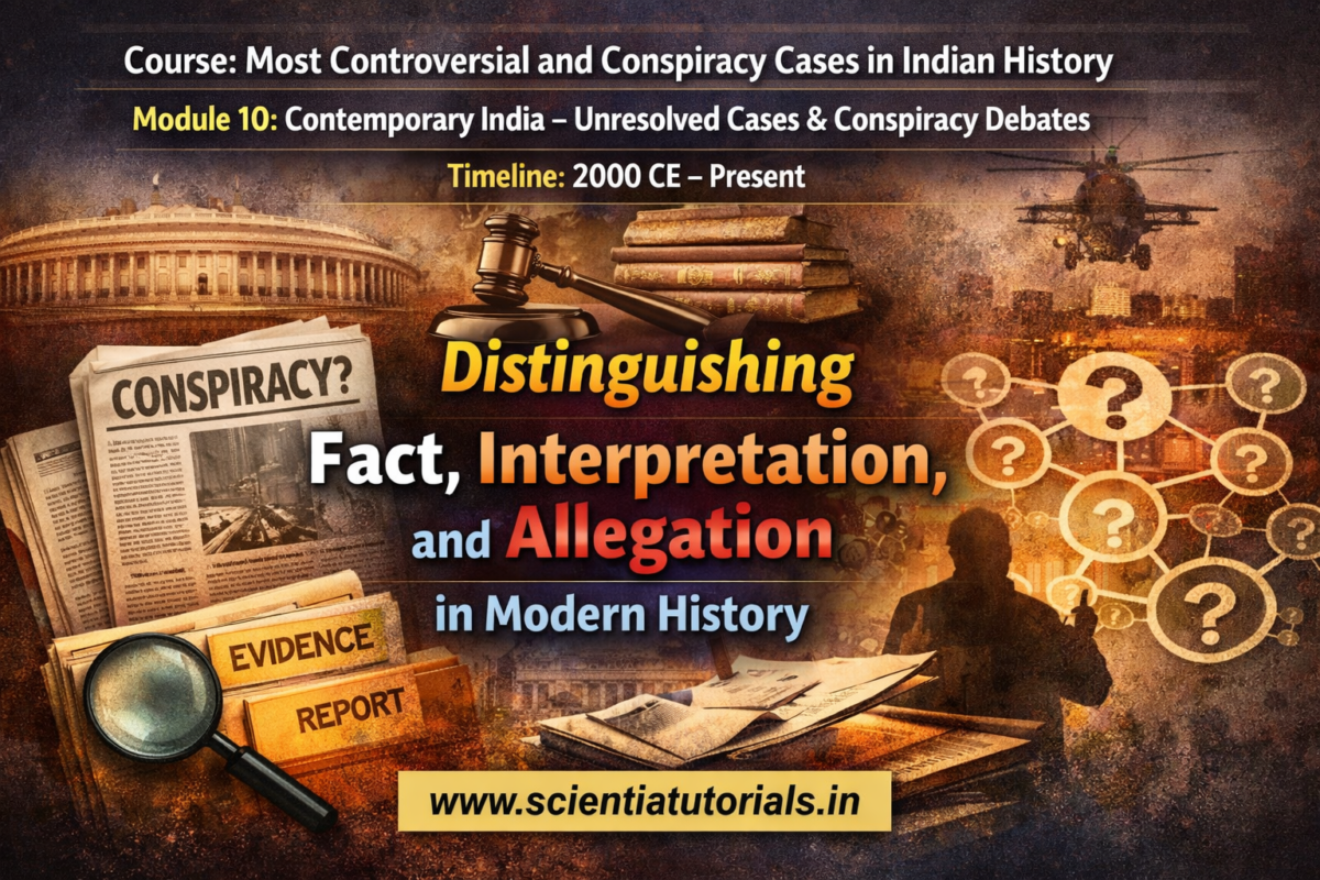 Distinguishing Fact, Interpretation, and Allegation in Modern History