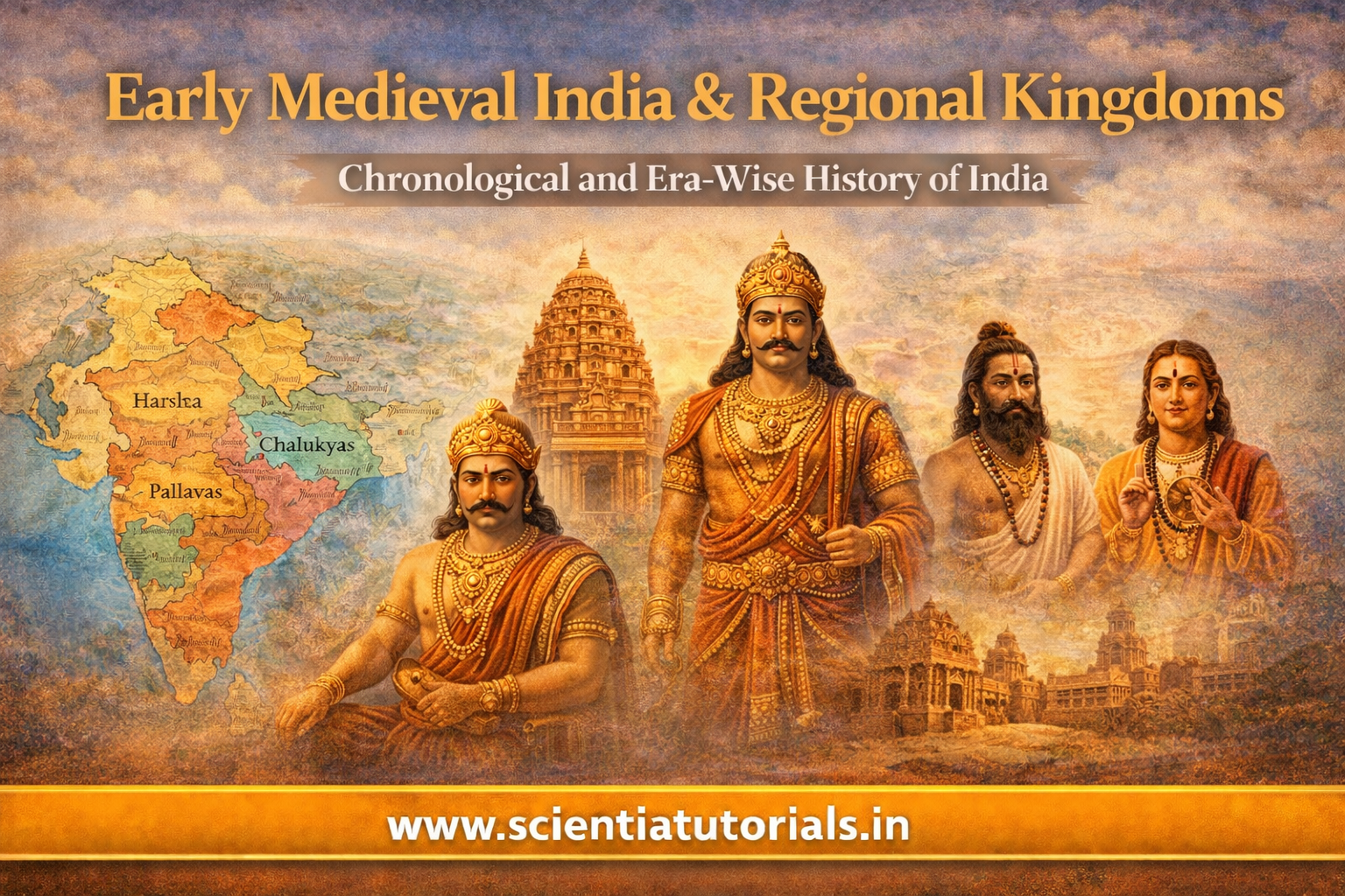 Early Medieval India & Regional Kingdoms – Chronological and Era-Wise History of India