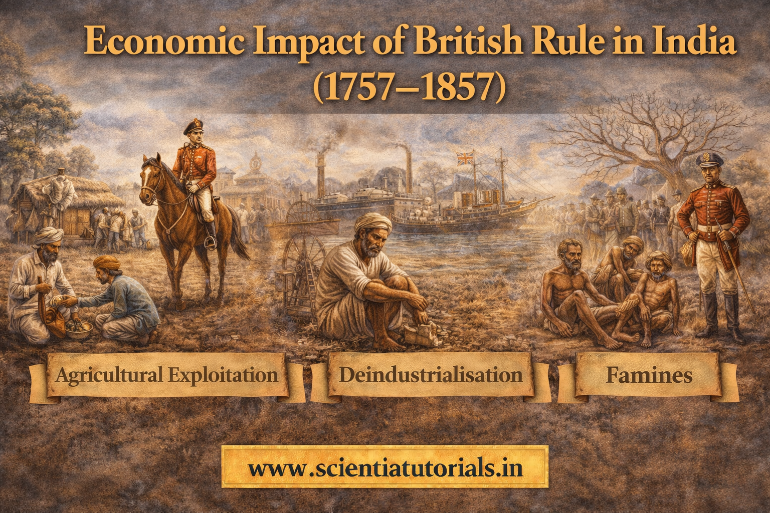 Economic Impact of British Rule in India