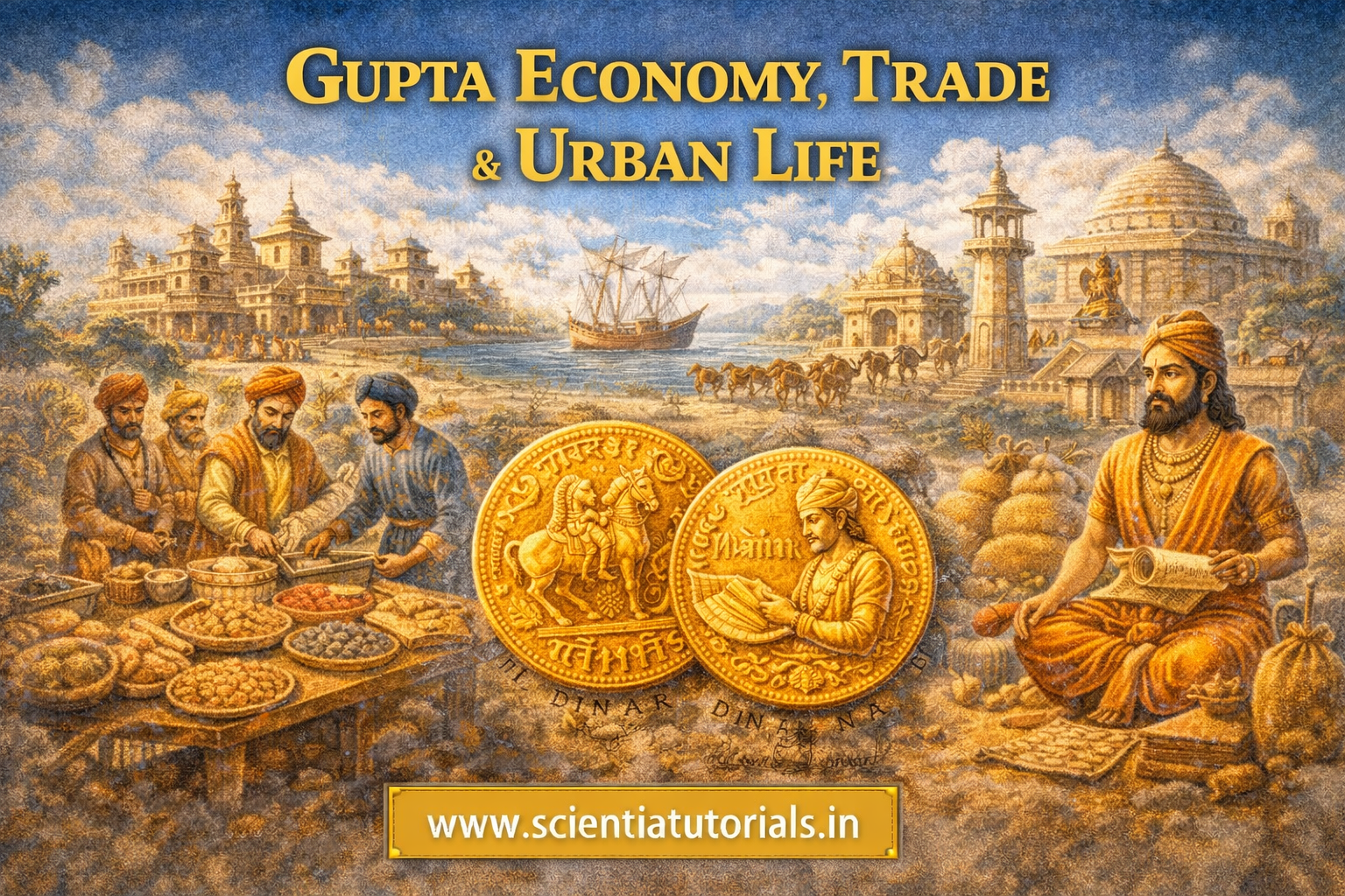 Economy, Trade & Urban Life during the Gupta Age