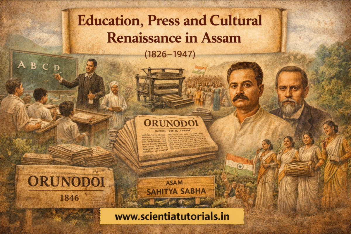 Education, Press and Cultural Renaissance in Assam