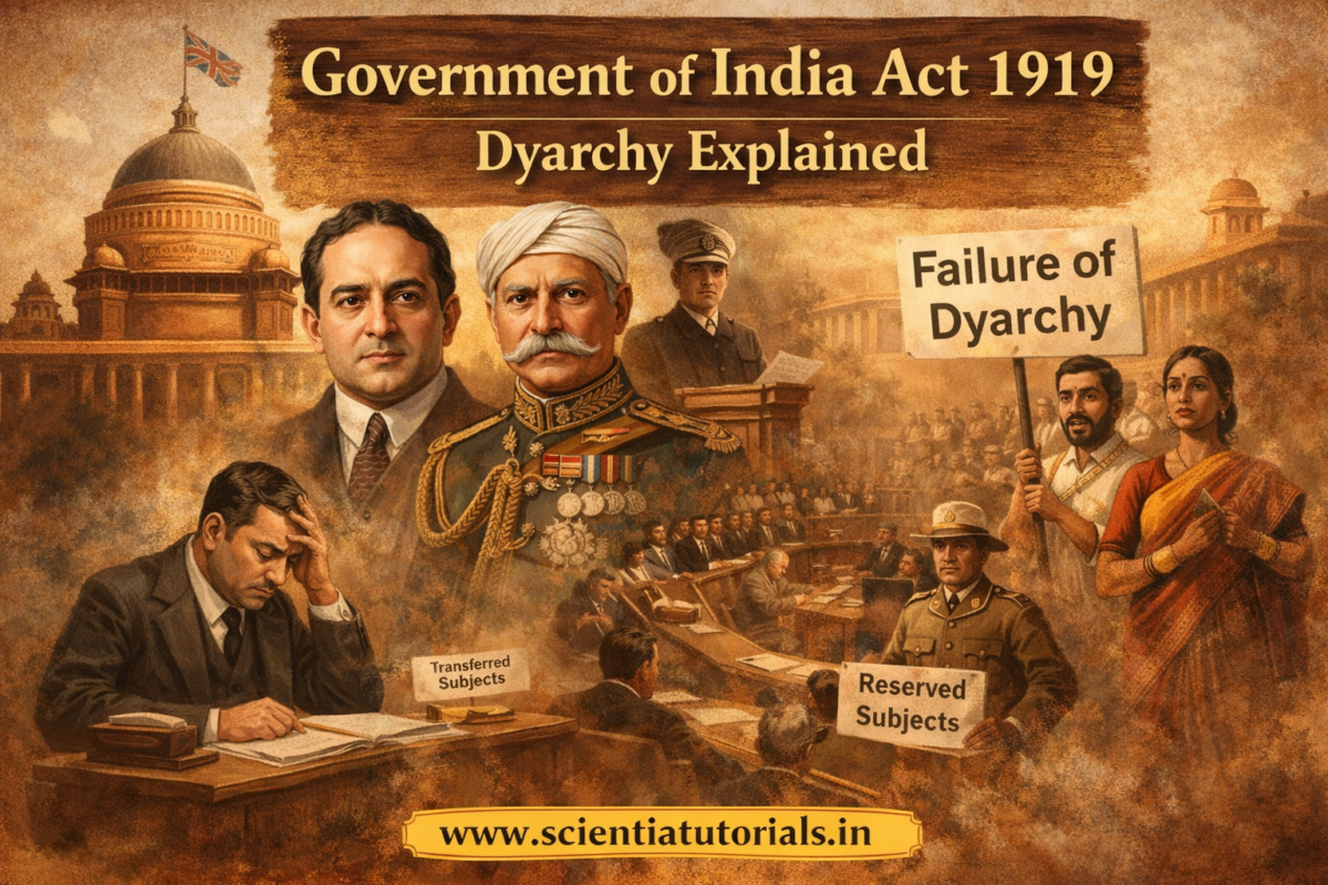 Government of India Act 1919 Dyarchy Explained History of India