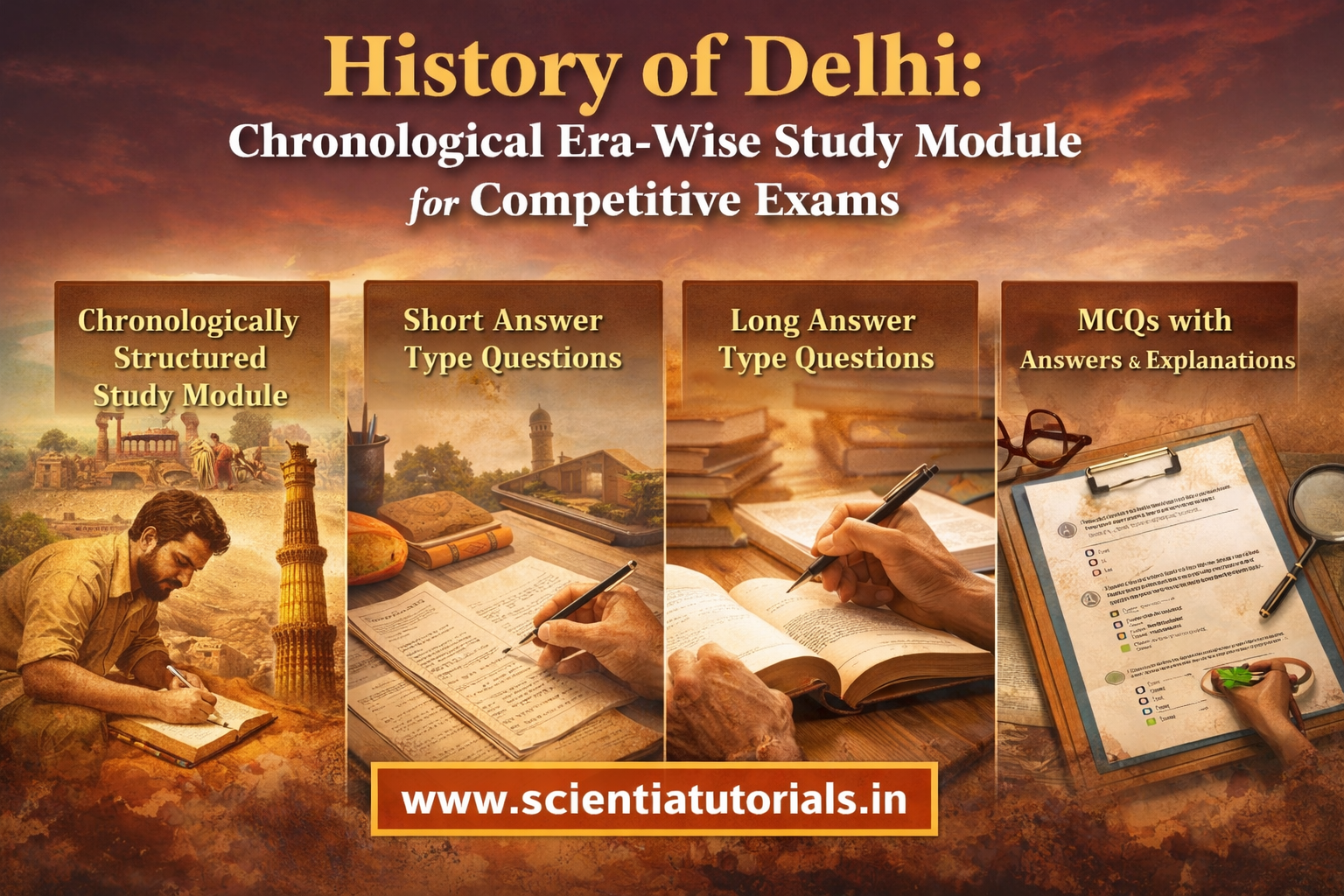 History of Delhi – Chronological Era-Wise Study Module for Competitive Exams