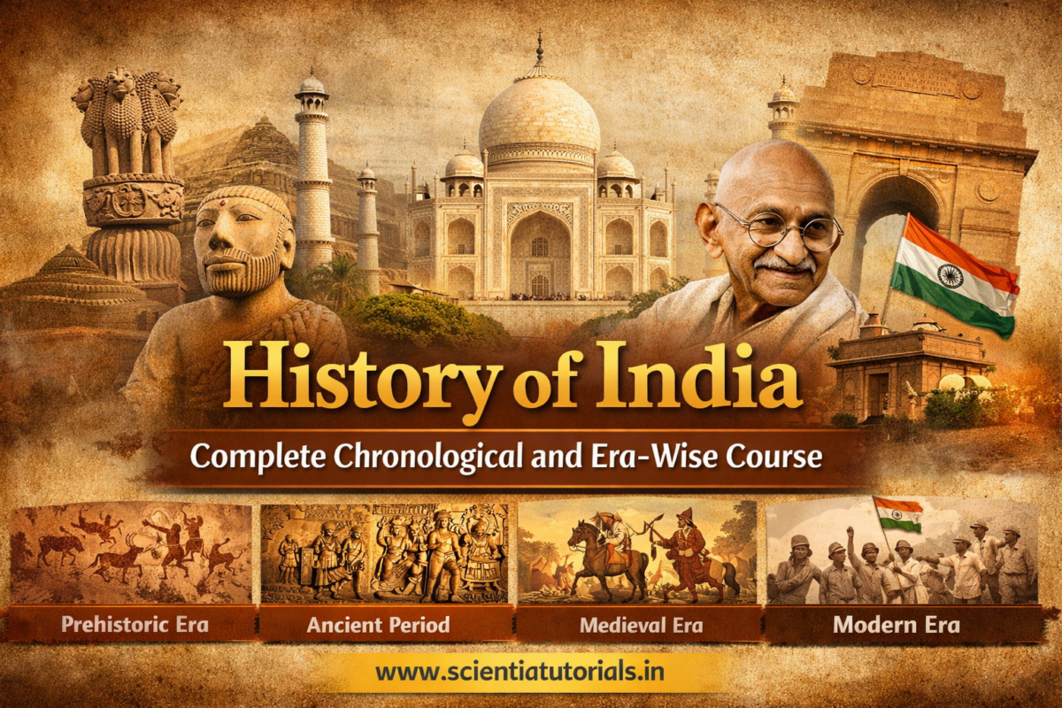 History of India – Complete Chronological and Era-Wise Course
