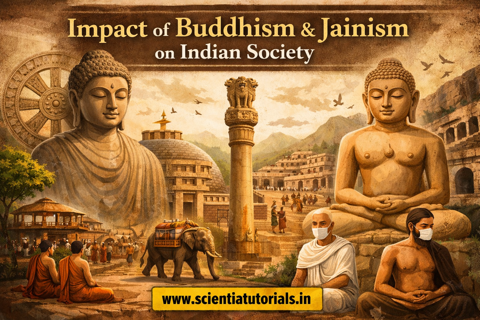 Impact of Buddhism and Jainism on Indian Society History of India 