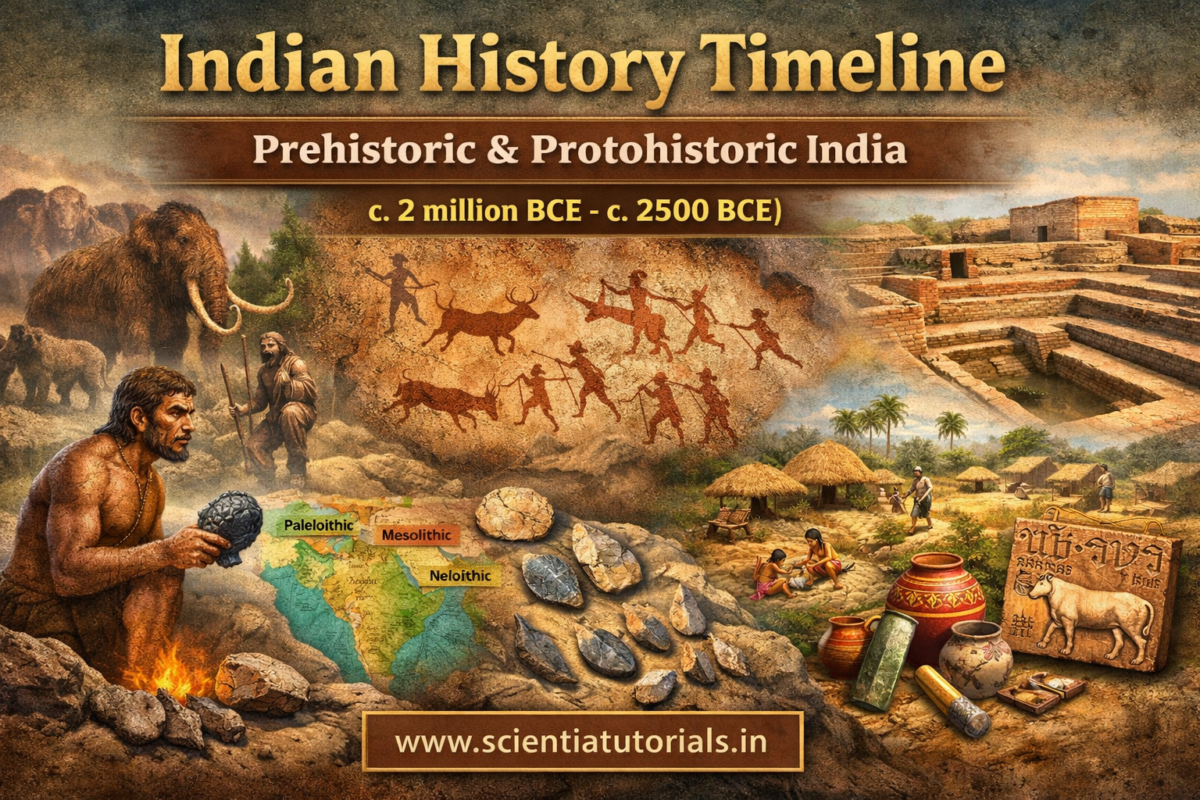 Indian History Timeline: Prehistoric & Protohistoric India | History of India