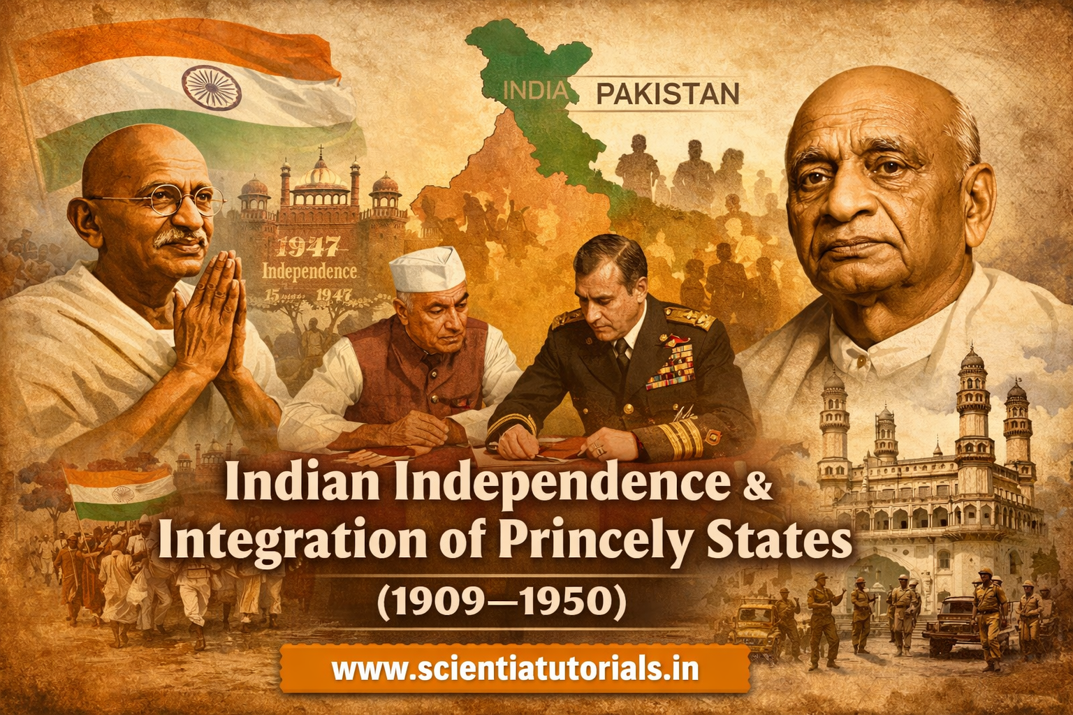 Indian Independence and Integration of Princely States