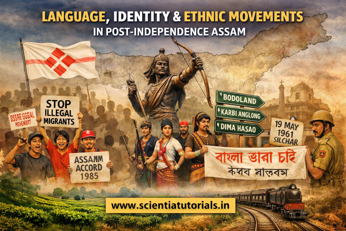 Language, Identity and Ethnic Movements in Post-Independence Assam